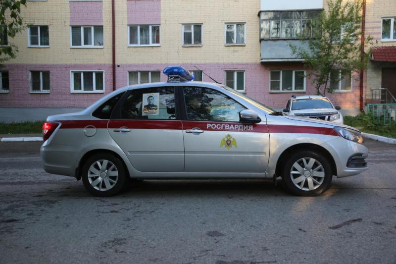 В Мордовии росгвардейцы присоединились к акции «Бессмертный автополк»