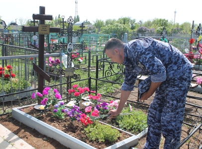 Росгвардейцы почти память участника Великой Отечественной войны