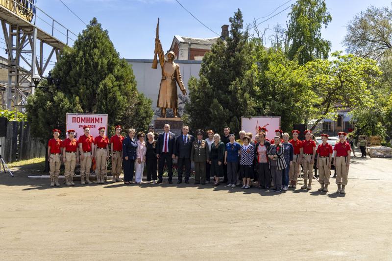 Ростовский-на-Дону ЭРЗ обновил мемориальный комплекс к 80-летию Победы в Великой Отечественной войне