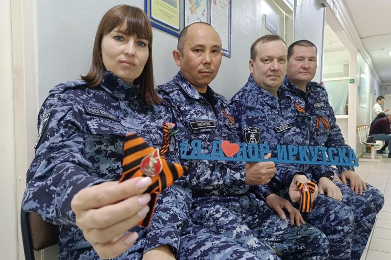 Донорская акция Росгвардии «От сердца к сердцу» продолжается в Иркутской области