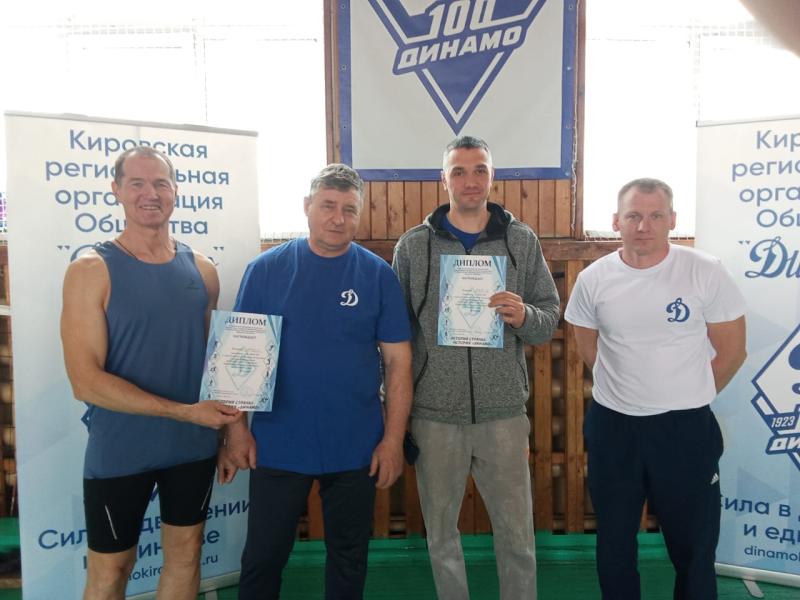 В Кирове ветераны Росгвардии стали призерами спартакиады «Ветераны Общества «Динамо» - на службе России»