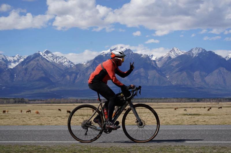 К 80-летию Великой Победы 265-километровый велотур совершил сотрудник забайкальского Росреестра