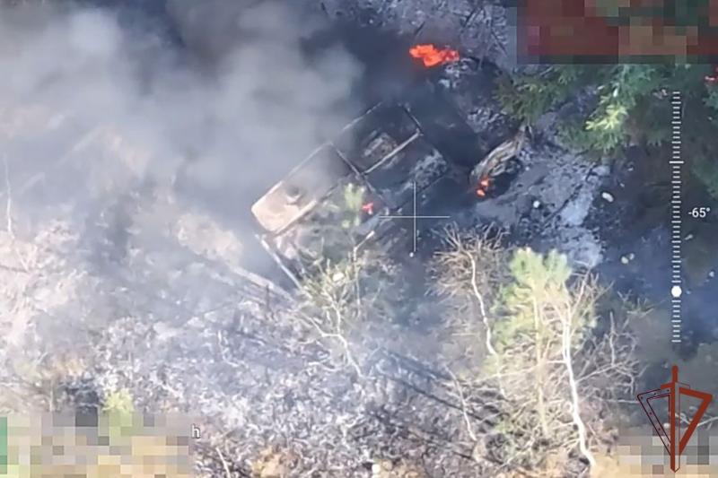 Спецназ Росгвардии ликвидировал багги ВСУ в Черниговской области