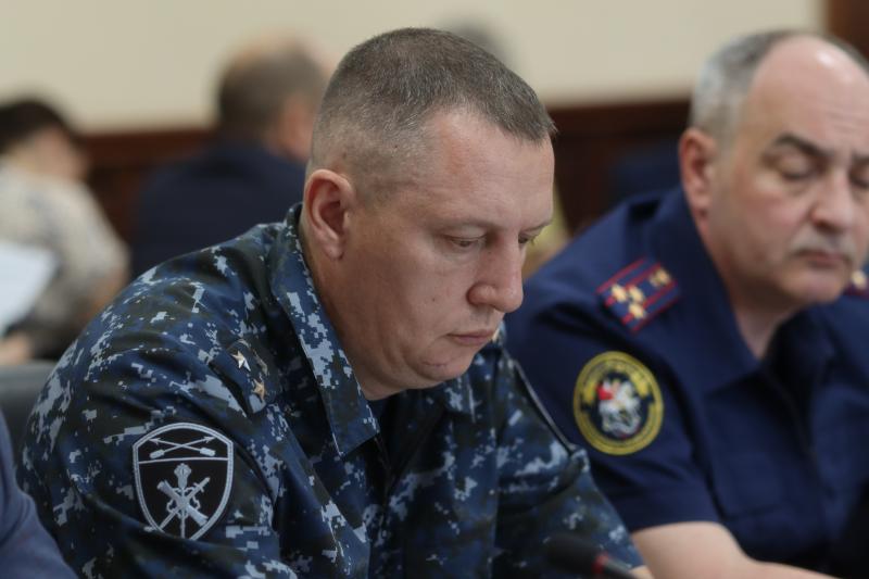 Начальник Управления Росгвардии по Республике Алтай принял участие в заседании по обеспечению правопорядка в регионе