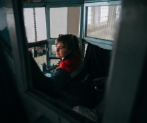 Алена Барткевич – машинист крана в СЛД «Канск-Иланский» филиала «Красноярский компании «ЛокоТех-Сервис»