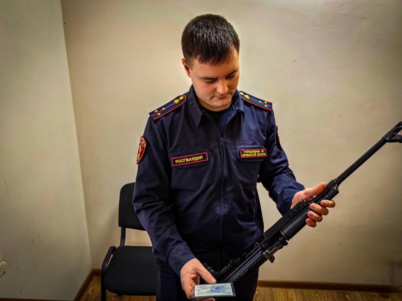 На прошлой неделе росгвардейцы проверили более 160 брянских владельцев оружия