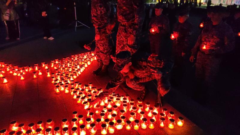 Росгвардейцы приняли участие в ежегодной акции «Свеча памяти» в Брянске