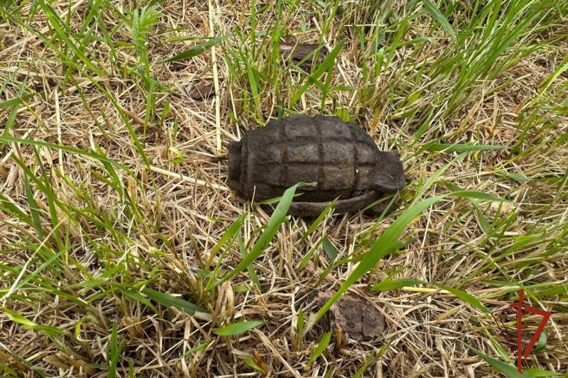 Сотрудники спецподразделения Росгвардии обезвредили британскую гранату образца 1915 года, найденную в Иркутской области