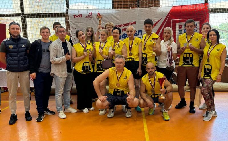 Сотрудники сервисного локомотивного депо Иваново Северного филиала компании «ЛокоТех-Сервис» представили Ивановский железнодорожный узел на играх Роспрофжел «Мы вместе».