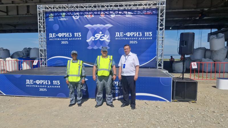 Безопасность краевого фестиваля по триатлону во Владивостоке обеспечили работники Приморского филиала ФГУП «УВО Минтранса России»