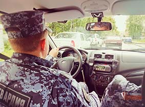 Более 160 раз за неделю росгвардейцы выезжали по сигналу «тревога»