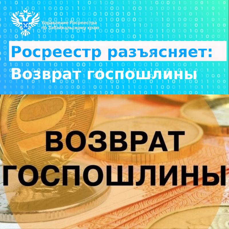 РОСРЕЕСТР РАЗЪЯСНЯЕТ: Возврат государственной пошлины 