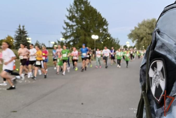В Ярославле Росгвардия обеспечила общественную безопасность во время ночного забега в Ярославле