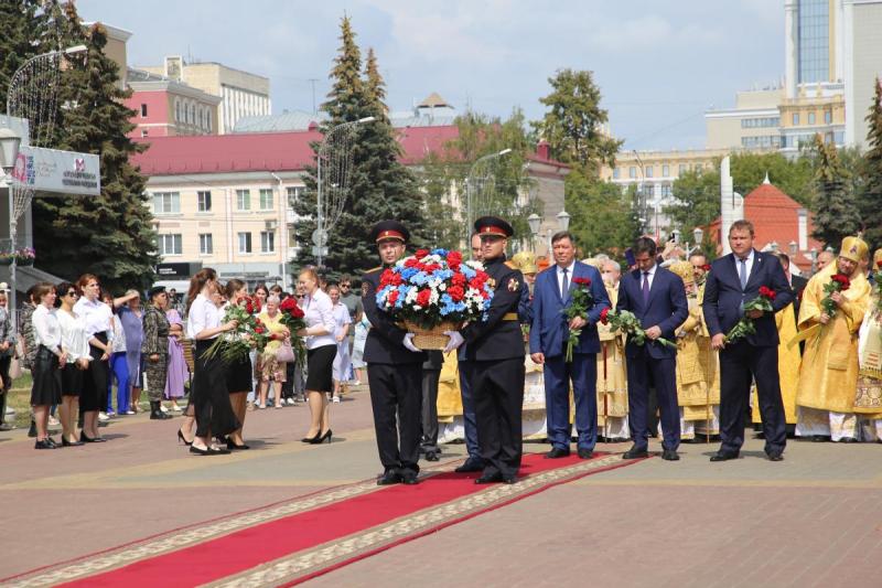 В Саранске росгвардейцы приняли участие в торжественном мероприятии, посвященном 24-й годовщине канонизации Федора Ушакова