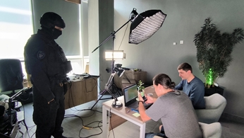 Сотрудник Управления Росгвардии по Ульяновской области принял участие в социальном ролике, направленном на профилактику мошенничества