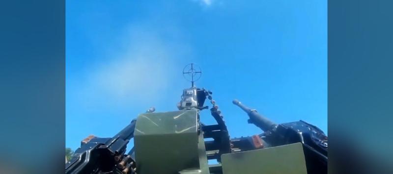 Военнослужащие «стальной» бригады Росгвардии уничтожили ударный дрон ВСУ в Харьковской области