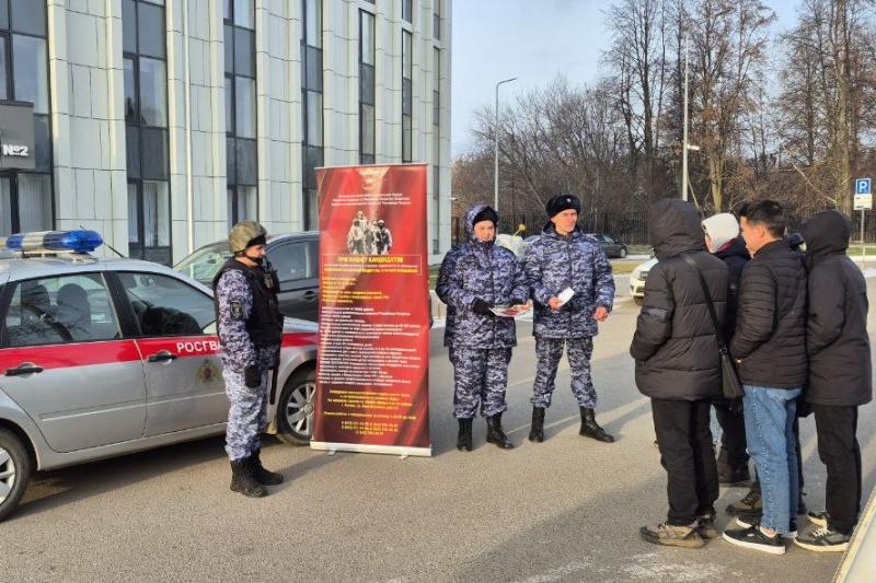 В Казани сотрудники Росгвардии рассказали студентам аграрного университета о своей службе