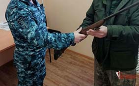 За неделю сотрудники лицензионно-разрешительной работы Росгвардии выявили 11 нарушений в сфере хранения оружия
