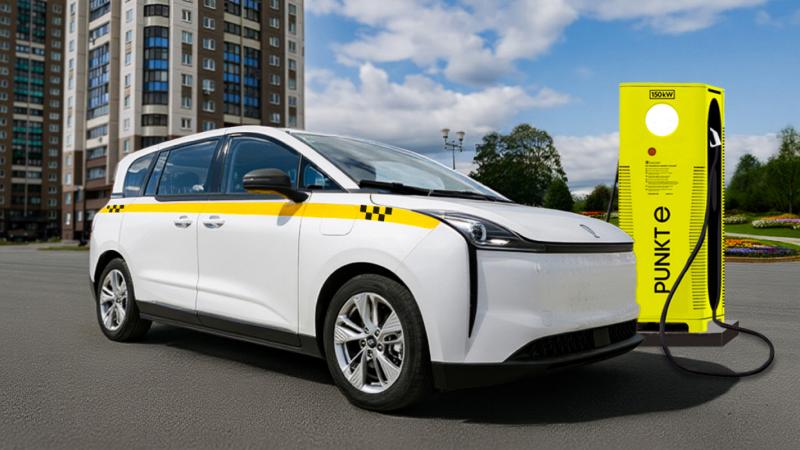 PUNKT E заряжает «Теплое такси»